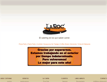 Tablet Screenshot of laroc-catering.com.ar